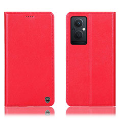 Coque Portefeuille Livre Cuir Etui Clapet H21P pour OnePlus Nord N20 5G Rouge