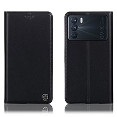 Coque Portefeuille Livre Cuir Etui Clapet H21P pour Oppo K9 Pro 5G Noir