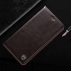 Coque Portefeuille Livre Cuir Etui Clapet H21P pour Xiaomi Mi 12 Lite NE 5G Marron