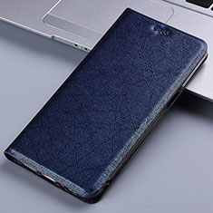 Coque Portefeuille Livre Cuir Etui Clapet H22P pour Samsung Galaxy Grand 3 G7200 Bleu