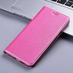 Coque Portefeuille Livre Cuir Etui Clapet H22P pour Samsung Galaxy M01 Core Rose