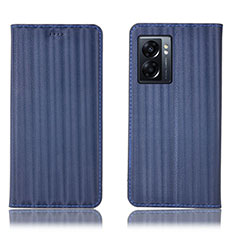 Coque Portefeuille Livre Cuir Etui Clapet H23P pour OnePlus Nord N300 5G Bleu