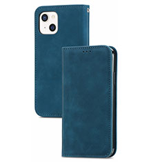 Coque Portefeuille Livre Cuir Etui Clapet H30 pour Apple iPhone 15 Plus Bleu
