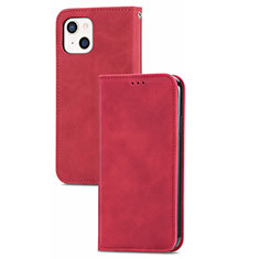 Coque Portefeuille Livre Cuir Etui Clapet H30 pour Apple iPhone 15 Plus Rouge