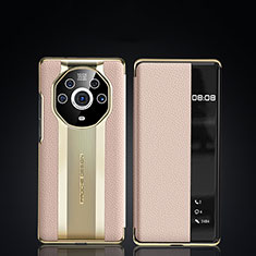 Coque Portefeuille Livre Cuir Etui Clapet JB2 pour Huawei Honor Magic3 Pro 5G Or