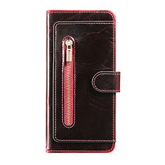 Coque Portefeuille Livre Cuir Etui Clapet JDK pour Samsung Galaxy S20 Ultra Rouge