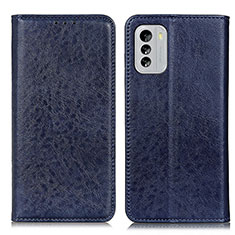Coque Portefeuille Livre Cuir Etui Clapet K01Z pour Nokia G60 5G Bleu