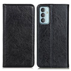 Coque Portefeuille Livre Cuir Etui Clapet K01Z pour Samsung Galaxy M13 4G Noir