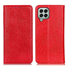 Coque Portefeuille Livre Cuir Etui Clapet K01Z pour Samsung Galaxy M33 5G Rouge