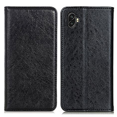 Coque Portefeuille Livre Cuir Etui Clapet K01Z pour Samsung Galaxy XCover 6 Pro 5G Noir