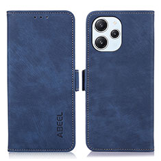 Coque Portefeuille Livre Cuir Etui Clapet K01Z pour Xiaomi Redmi 12 4G Bleu