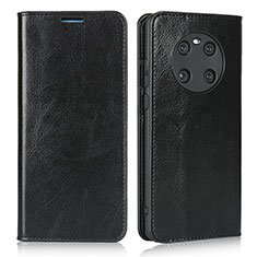 Coque Portefeuille Livre Cuir Etui Clapet K02 pour Huawei Mate 40 Noir