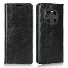 Coque Portefeuille Livre Cuir Etui Clapet K02 pour Huawei Mate 40E Pro 4G Noir