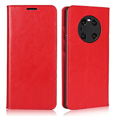 Coque Portefeuille Livre Cuir Etui Clapet K02 pour Huawei Mate 40E Pro 5G Rouge