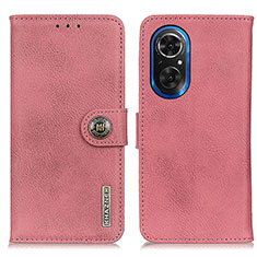 Coque Portefeuille Livre Cuir Etui Clapet K02Z pour Huawei Honor 50 SE 5G Rose