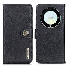 Coque Portefeuille Livre Cuir Etui Clapet K02Z pour Huawei Honor Magic5 Lite 5G Noir