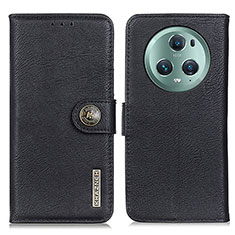 Coque Portefeuille Livre Cuir Etui Clapet K02Z pour Huawei Honor Magic5 Pro 5G Noir