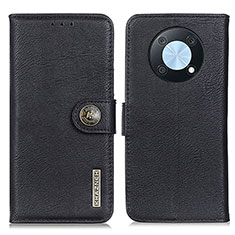 Coque Portefeuille Livre Cuir Etui Clapet K02Z pour Huawei Nova Y90 Noir
