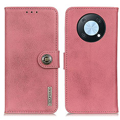 Coque Portefeuille Livre Cuir Etui Clapet K02Z pour Huawei Nova Y90 Rose