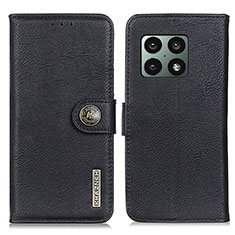 Coque Portefeuille Livre Cuir Etui Clapet K02Z pour OnePlus 10 Pro 5G Noir