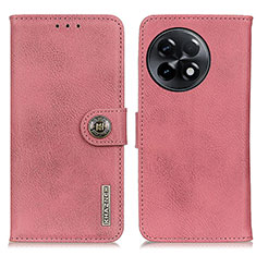 Coque Portefeuille Livre Cuir Etui Clapet K02Z pour OnePlus Ace 2 5G Rose