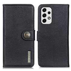 Coque Portefeuille Livre Cuir Etui Clapet K02Z pour Samsung Galaxy A23 5G Noir