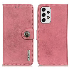 Coque Portefeuille Livre Cuir Etui Clapet K02Z pour Samsung Galaxy A23 5G Rose