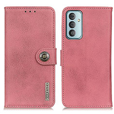 Coque Portefeuille Livre Cuir Etui Clapet K02Z pour Samsung Galaxy M13 4G Rose