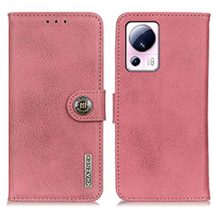 Coque Portefeuille Livre Cuir Etui Clapet K02Z pour Xiaomi Mi 12 Lite NE 5G Rose
