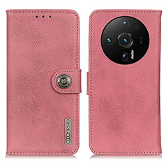 Coque Portefeuille Livre Cuir Etui Clapet K02Z pour Xiaomi Mi 12 Ultra 5G Rose