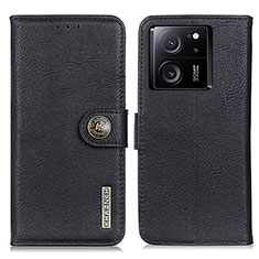 Coque Portefeuille Livre Cuir Etui Clapet K02Z pour Xiaomi Mi 13T Pro 5G Noir