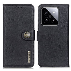 Coque Portefeuille Livre Cuir Etui Clapet K02Z pour Xiaomi Mi 14 5G Noir