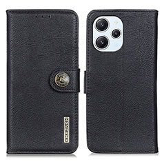 Coque Portefeuille Livre Cuir Etui Clapet K02Z pour Xiaomi Redmi 12 4G Noir