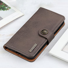 Coque Portefeuille Livre Cuir Etui Clapet K02Z pour Xiaomi Redmi Note 10 Pro 4G Gris