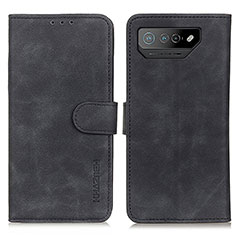 Coque Portefeuille Livre Cuir Etui Clapet K03Z pour Asus ROG Phone 7 Pro Noir