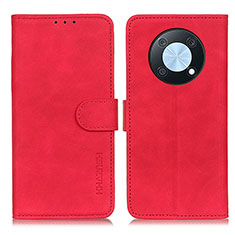 Coque Portefeuille Livre Cuir Etui Clapet K03Z pour Huawei Enjoy 50 Pro Rouge