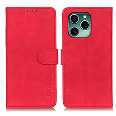 Coque Portefeuille Livre Cuir Etui Clapet K03Z pour Huawei Honor 60 SE 5G Rouge