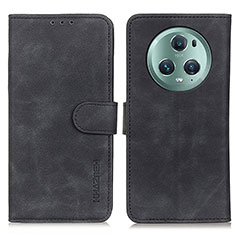 Coque Portefeuille Livre Cuir Etui Clapet K03Z pour Huawei Honor Magic5 Pro 5G Noir