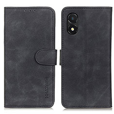 Coque Portefeuille Livre Cuir Etui Clapet K03Z pour Huawei Honor X5 Noir
