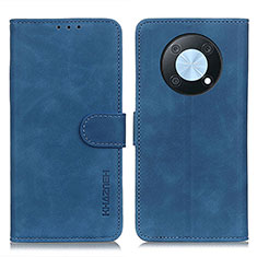 Coque Portefeuille Livre Cuir Etui Clapet K03Z pour Huawei Nova Y90 Bleu