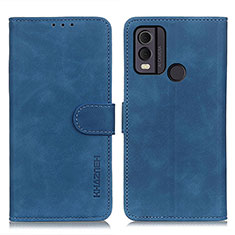 Coque Portefeuille Livre Cuir Etui Clapet K03Z pour Nokia C22 Bleu