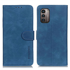 Coque Portefeuille Livre Cuir Etui Clapet K03Z pour Nokia G11 Bleu