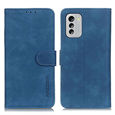 Coque Portefeuille Livre Cuir Etui Clapet K03Z pour Nokia G60 5G Bleu