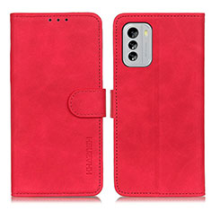 Coque Portefeuille Livre Cuir Etui Clapet K03Z pour Nokia G60 5G Rouge