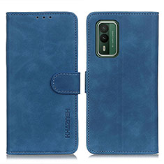 Coque Portefeuille Livre Cuir Etui Clapet K03Z pour Nokia XR21 Bleu