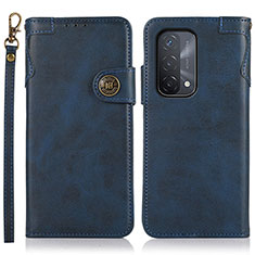 Coque Portefeuille Livre Cuir Etui Clapet K03Z pour OnePlus Nord N200 5G Bleu