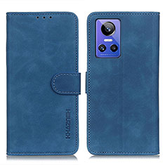 Coque Portefeuille Livre Cuir Etui Clapet K03Z pour Realme GT Neo3 5G Bleu