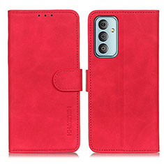 Coque Portefeuille Livre Cuir Etui Clapet K03Z pour Samsung Galaxy F13 4G Rouge