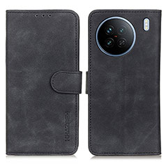 Coque Portefeuille Livre Cuir Etui Clapet K03Z pour Vivo X90 5G Noir