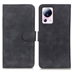 Coque Portefeuille Livre Cuir Etui Clapet K03Z pour Xiaomi Mi 12 Lite NE 5G Noir
